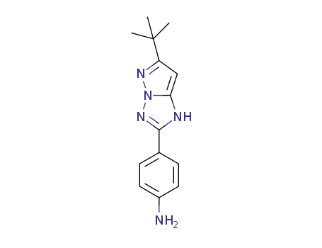 2-(4-Aminophenyl)-6-tert-butyl-1H-pyrazolo[1,5-b][1,2,4]triazole