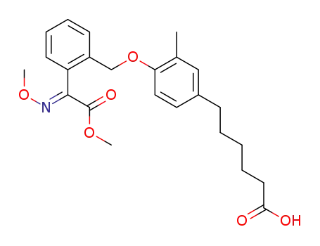 (E)-6-(4-((2-(2-methoxy-1-(methoxyimino)-2-oxoethyl)benzyl)oxy)-3-methylphenyl)hexanoic acid
