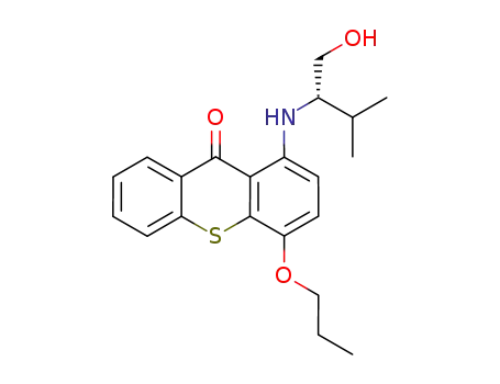(S)-1-((1-hydroxy-3-methylbutan-2-yl)amino)-4-propoxy-9H-thioxanthen-9-one