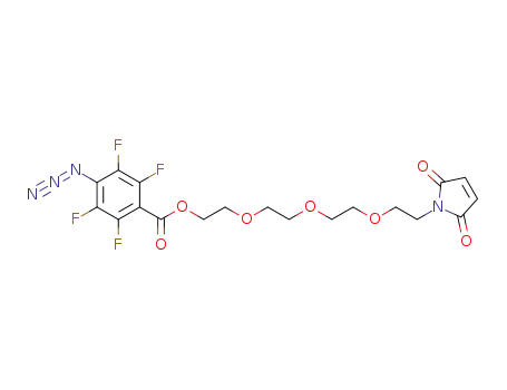 2-(2-{2-[2-(2,5-dioxo-2,5-dihydropyrrol-1-yl)ethoxy]ethoxy}ethoxy)ethyl 4-azido-2,3,5,6-tetrafluorobenzoate