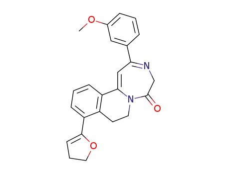 9-(4,5-dihydrofuran-2-yl)-2-(3-methoxyphenyl)-7,8-dihydro-[1,4]diazepino[7,1-a]isoquinolin-5(4H)-one