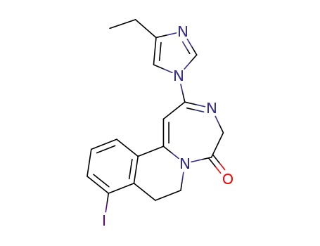 2-(4-ethyl-1H-imidazol-1-yl)-9-iodo-7,8-dihydro-[1,4]diazepino[7,1-a]isoquinolin-5(4H)-one