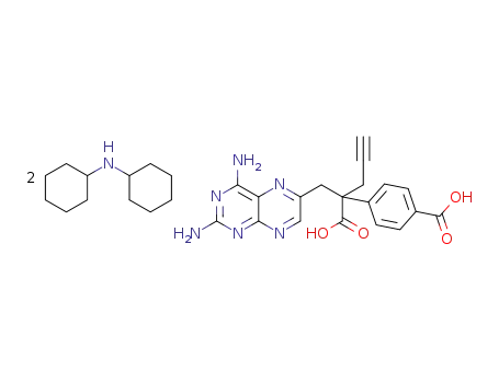 10-propargyl-10-carboxy-4-deoxy-4-amino-10-deazapteroic acid bis(dicyclohexylamine) salt