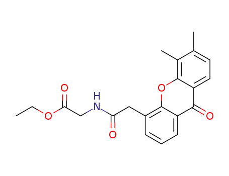 ethyl 2-(2-(5,6-dimethyl-9-oxo-9H-xanthen-4-yl)acetamido)acetate