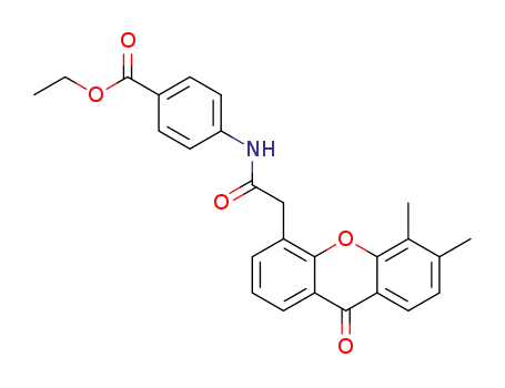 4-(2-(5,6-dimethylxanthone-4-yl)acetamido)benzoic acid ethyl ester