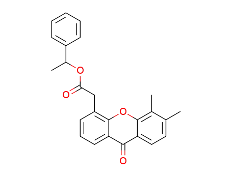 1-phenylethyl 2-(5,6-dimethyl-9-oxo-9H-xanthen-4-yl)acetate
