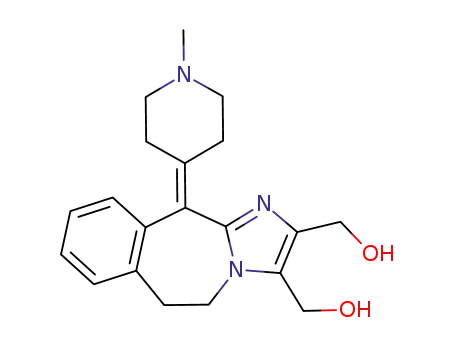 6,11-dihydro-2,3-dihydroxymethyl-11-(1-methyl-4-piperidinylidene)-5H-imidazo[2,1-b][3]-benzazepine