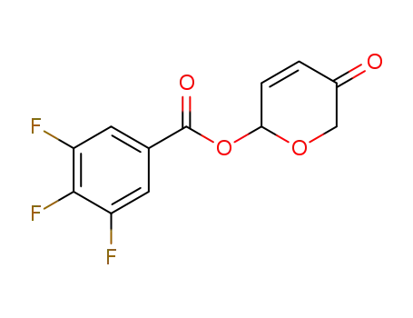 5-oxo-5,6-dihydro-2H-pyran-2-yl 3,4,5-trifluorobenzoate