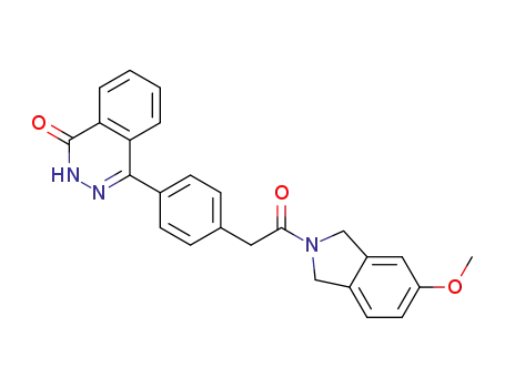 4-(4-(2-(5-methoxyisoindolin-2-yl)-2-oxoethyl)phenyl)phthalazin-1(2H)-one