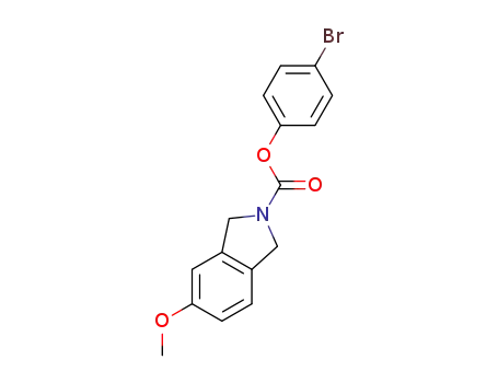 4-bromophenyl 5-methoxyisoindoline-2-carboxylate