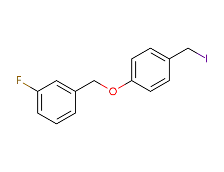 1-fluoro-3-((4-(iodomethyl)phenoxy)methyl)benzene
