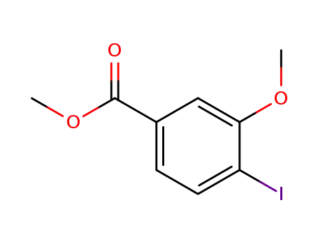 Molecular Structure of 35387-92-9 (METHYL-4-IODO-3-METHOXY BENZOATE)
