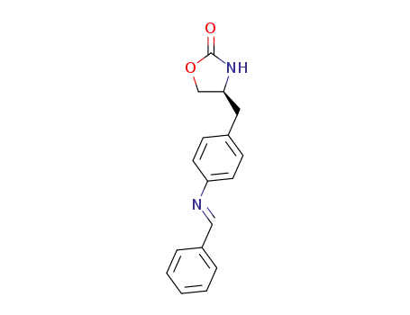 (S)-4-((E)-4-(benzylideneamino)benzyl)oxazolidin-2-one
