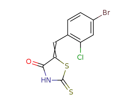 5-(4-bromo-2-chlorobenzylidene)-2-thioxothiazolidin-4-one