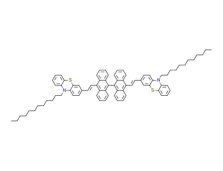10,10'-bis((E)-2-(10-dodecyl-10H-phenothiazine-3-yl)vinyl)-9,9'-bianthracene