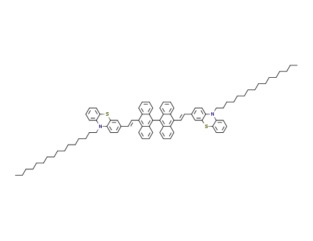 10,10'-bis((E)-2-(10-hexadecyl-10H-phenothiazine-3-yl)vinyl)-9,9'-bianthracene