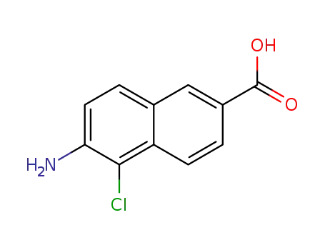6-amino-5-chloro-2-naphthoic acid