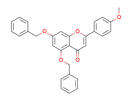 5,7-bis(benzyloxy)-2-(4-methoxyphenyl)-4H-chromen-4-one