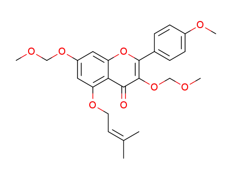 5-(3-methylbut-2-enyloxy)-3,7-bis(methoxymethoxy)-2-(4-methoxyphenyl)-4H-chromen-4-one