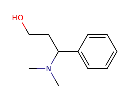 Molecular Structure of 81402-52-0 (Benzenepropanol, g-(dimethylamino)-)