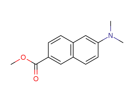 Molecular Structure of 5043-06-1 (Methyl 6-(diMethylaMino)-2-naphthoate)