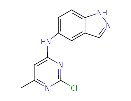 N-(2-chloro-6-methylpyrimidin-4-yl)-1H-indazol-5-amine