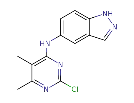 N-(2-chloro-5,6-dimethylpyrimidin-4-yl)-1H-indazol-5-amine