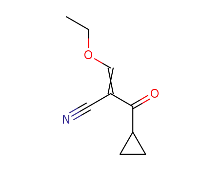 2-(cyclopropanecarbonyl)-3-ethoxyprop-2-enenitrile