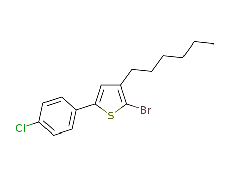 2-bromo-3-hexyl-5-(4-chlorophenyl)thiophene