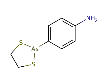 Molecular Structure of 5577-20-8 (Benzenamine, 4-(1,3,2-dithiarsolan-2-yl)-)