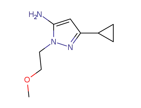 3-cyclopropyl-1-(2-methoxyethyl)-1H-pyrazol-5-amine