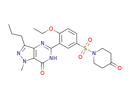 5-(2-ethoxy-5-((4-oxopiperidin-1-yl)sulfonyl)phenyl)-1-methyl-3-propyl-1H-pyrazolo[4,3-d]pyrimidin-7(6H)-one