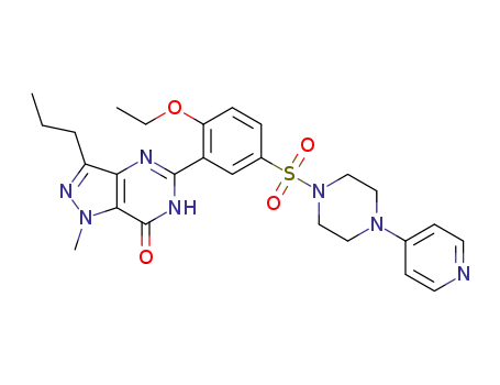 5-(2-ethoxy-5-((4-(pyridin-4-yl)piperazin-1-yl)sulfonyl)phenyl)-1-methyl-3-propyl-1H-pyrazolo[4,3-d]pyrimidin-7(6H)-one