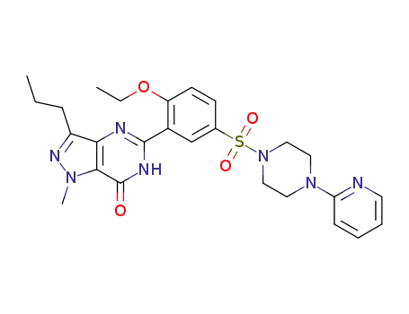 5-(2-ethoxy-5-((4-(pyridin-2-yl)piperazin-1-yl)sulfonyl)phenyl)-1-methyl-3-propyl-1H-pyrazolo[4,3-d]pyrimidin-7(6H)-one