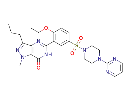 5-(2-ethoxy-5-((4-(pyrimidin-2-yl)piperazin-1-yl)sulfonyl)phenyl)-1-methyl-3-propyl-1H-pyrazolo[4,3-d]pyrimidin-7(6H)-one
