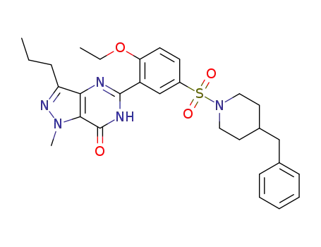 5-(5-((4-benzylpiperidin-1-yl)sulfonyl)-2-ethoxyphenyl)-1-methyl-3-propyl-1H-pyrazolo[4,3-d]pyrimidin-7(6H)-one