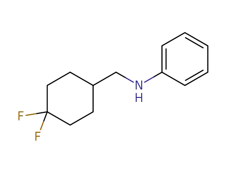 N-((4,4-difluorocyclohexyl)methyl)aniline