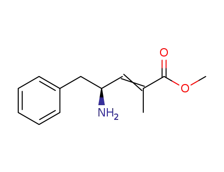 (S)-methyl 4-amino-2-methyl-5-phenylpent-2-enoate