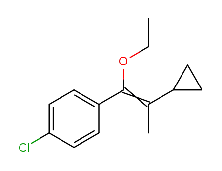 1-chloro-4-(2-cyclopropyl-1-ethoxypropene-1-yl)benzene