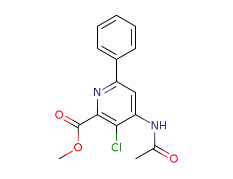 methyl 4-acetamido-3-chloro-6-phenylpicolinate