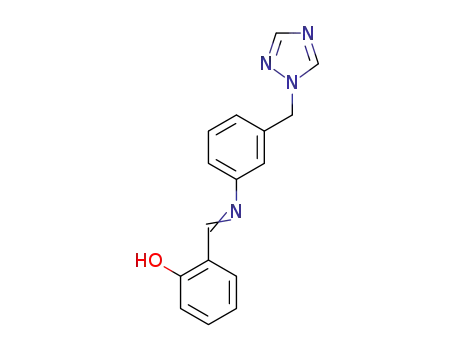 2-[2-(4-[1,2,4]triazol-1-ylmethylphenyl)iminomethylphenol]