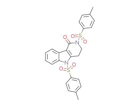 2,3,4,5-tetrahydro-2,5-ditosyl-1H-pydrido[4,3-b]indole-1-one