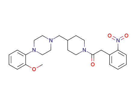 1-(4-{[4-(2-methoxyphenyl)piperazin-1-yl]methyl}piperidin-1-yl)-2-(2-nitrophenyl)ethanone