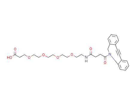 1-(4-{2-azatricyclo[10.4.0.04,9]hexadeca-1(12),4(9),5,7,13,15-hexane-10-yn-2-yl}-4-oxobutanamido)-3,6,9,12-tetraoxapentadecan-15-oic acid