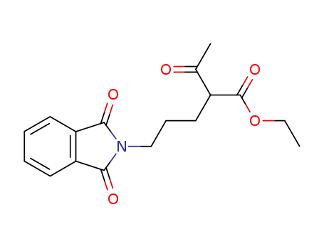 Molecular Structure of 55747-45-0 (ETHYL 2-(3-N-PHTHALIMIDOPROPYL)ACETOACETATE)