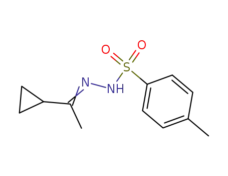 Molecular Structure of 5508-41-8 (N-(1-cyclopropylethylideneamino)-4-methyl-benzenesulfonamide)