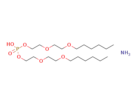 diethylene glycol mono(hexyl)ether phosphoric acid ester ammonium salt