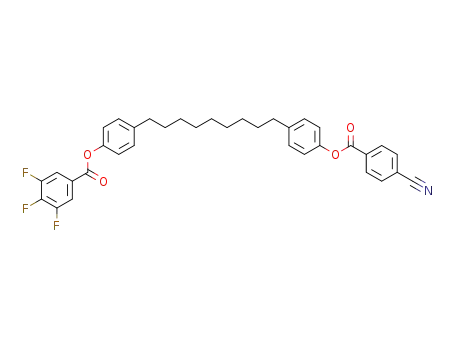 4-(9-(4-((4-cyanobenzoyl)oxy)phenyl)nonyl)phenyl 3,4,5-trifluorobenzoate