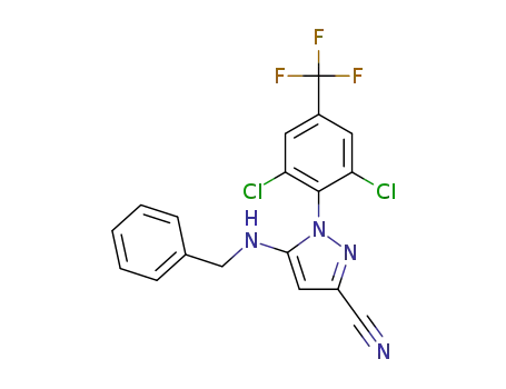 N-5-benzylamino-1-(2,6-dichloro-4-trifluoromethylphenyl)-3-cyano-1H-pyrazole