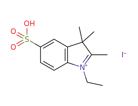 5-sulfo-1-ethyl-2,3,3-trimethyl-3H-indol-1-ium iodide